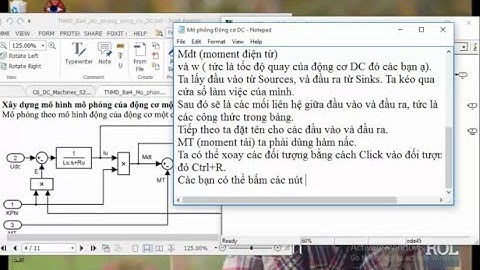 Hướng dẫn mô phỏng động cơ DC bằng Matlab Simulink (Phần 3)