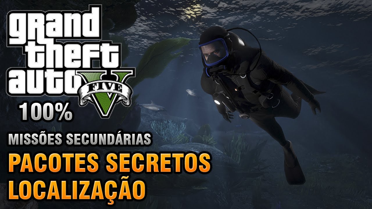 Mapa dos pacotes escondidos em GTA 5