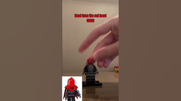 How to make the red hood (Jason Todd) in Lego! @DeadDoomLego contest submission. #lego #dc #fyp