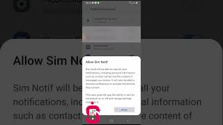 How to enable Sim Notif permission screenshot 1