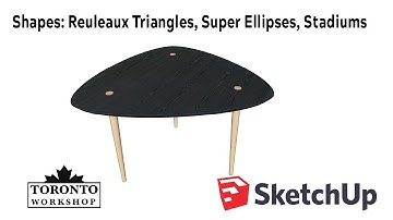 How to draw rounded shapes in Sketchup