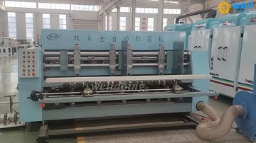 full automatic corrugated box stitching machine #stitching #equipment #factory
