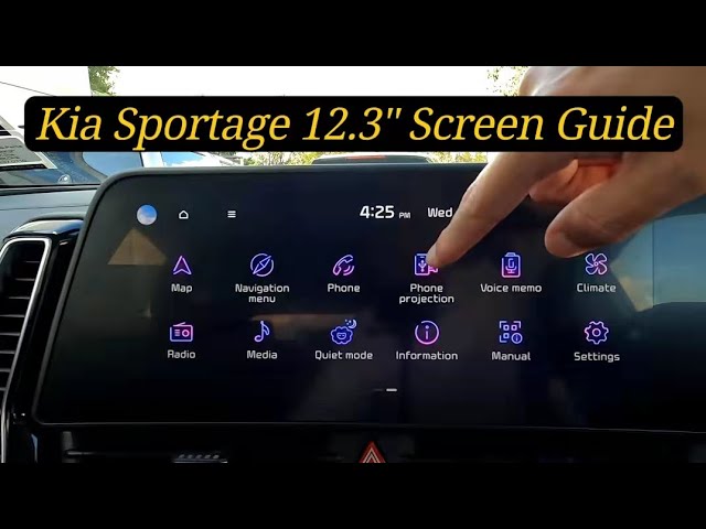 How to Kia -- Detailed Guide for 2023 Kia Sportage 12.3 Infotainment  Screen 