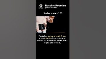 Portable Mosquito Air Defense Using LiDAR and Lasers @Rossincrobotics #robotics #tech #defence
