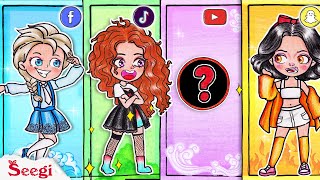 Social Princess: This Is The Way We Get Dressed 👗👗👗 | Seegi Nursery Rhymes & Kids Songs