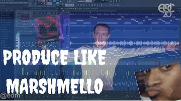 HOW TO MAKE a song Like Marshmello - FL Studio tutorial + FLP!