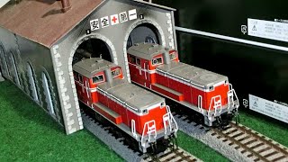 【HO(16番)】KATOのDD51(暖地形)の貨物列車