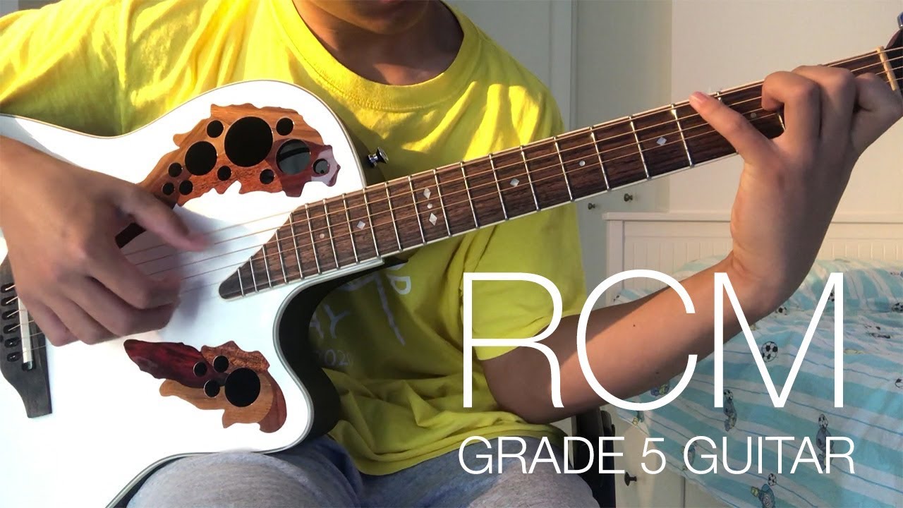 RCM Grade 5 Guitar Pieces/Studies (Fingerstyle Guitar) YouTube