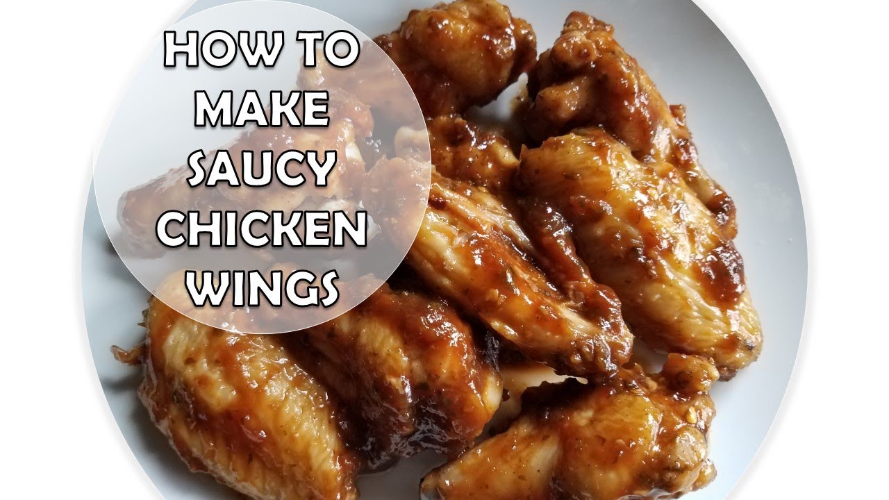 Chicken Wings (Saucy, Sweet, Spicy)- Packed with Flavors - YouTube