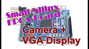 Small FPGA (Spartan 6) Camera Monitor System for Color/Gray LCD Display (黑白彩色Xilinx FPGA監視系統)