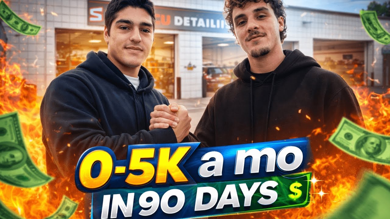 Как Лэндон за 90 дней вывел свой бизнес по детейлингу автомобилей на уровень дохода в 5000 доллар...