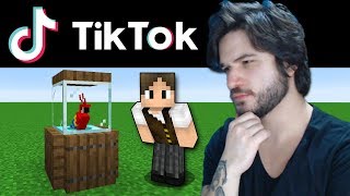 TESTANDO TIK TOKS DE MINECRAFT!