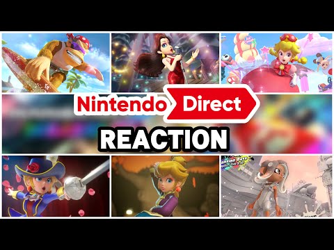 Mario Kart Wave 6 & Princess Peach Showtime TRAILER REACTION (Nintendo Direct)