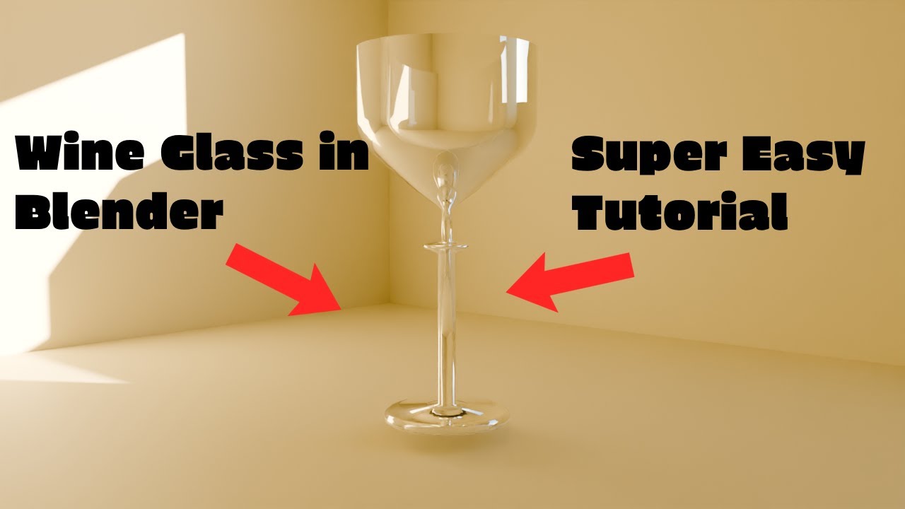 How to Make a Wine Glass || blender 4.3.2 Tutorial
