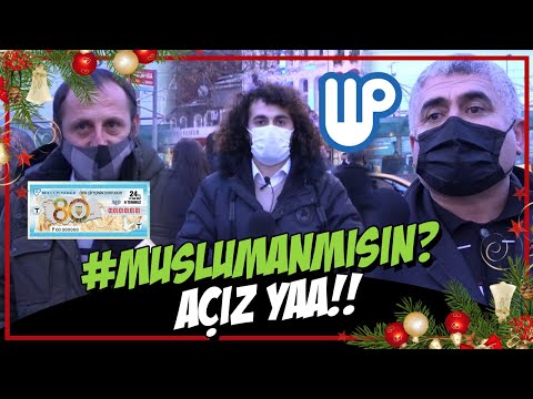 AÇIZ YAA.. MİLLİ PİYANGO'DA BİLET KUYRUĞU.. [ NİMET ABLA ] #Müslümanmısın