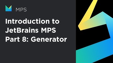 Introduction to JetBrains MPS, part 8: Generator