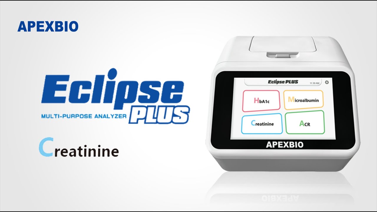 Eclipse PLUS Multi-Purpose Analyzer- Creatinine operation video - YouTube