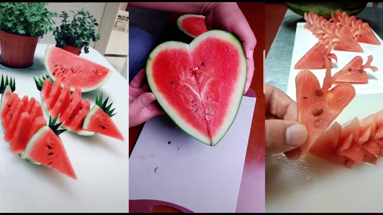 7 Amazing Watermelon Cutting Ways ( TikTok Compilation 2019 ) How to