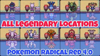 Pokemon Radical Red 4.0 - All Legendary Locations