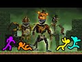 Stickman VS Minecraft: Mutant Freddy Fazbear - AVM Shorts Animation