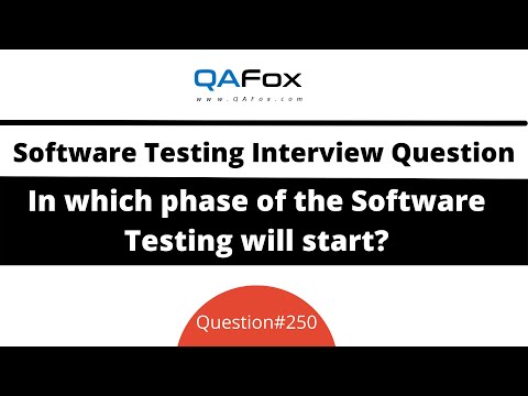 In which phase of the Software the Testing will start? (Software Testing Interview Question #250)