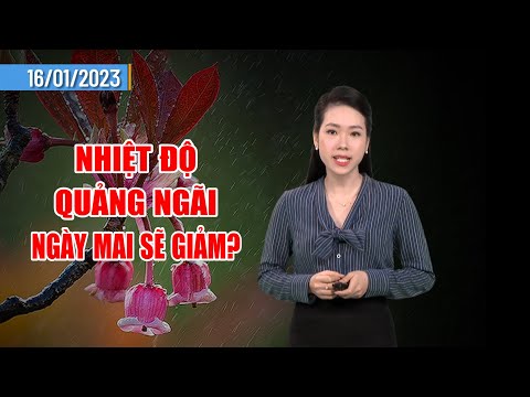 Thời tiết 16/01: Nhiệt độ Quảng Ngãi ngày mai sẽ giảm? |  PTQ