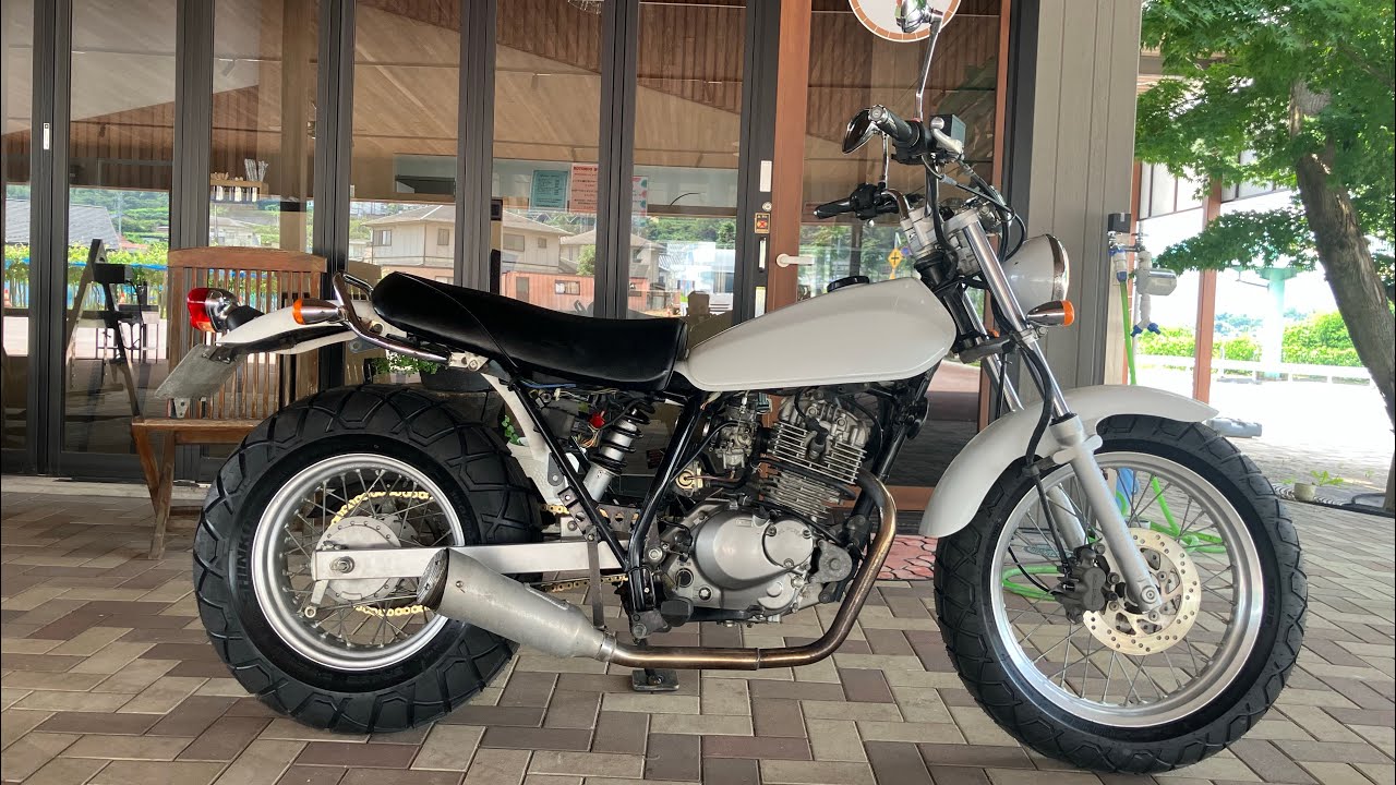 SUZUKI バンバン200 NH41A カスタム スカチューン タイヤ前後新品 