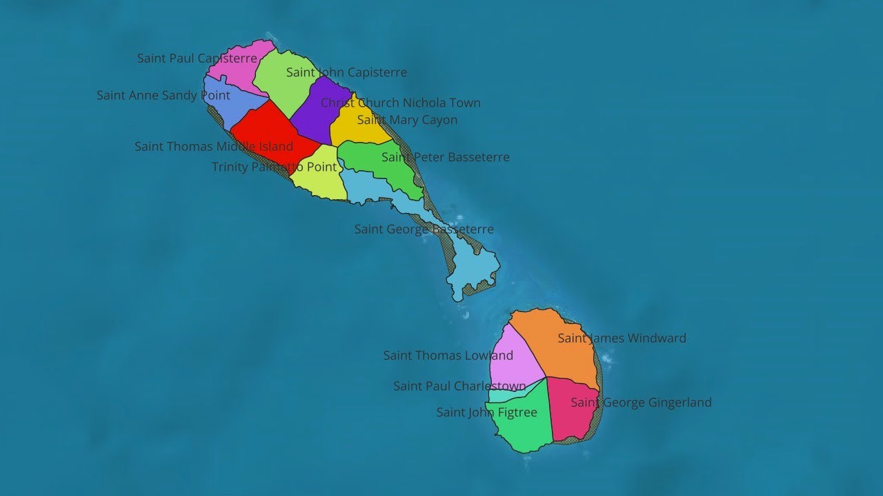 Population distribution in Saint Kitts & Nevis (1950 2022) YouTube
