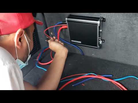 Amplifier install for Nissan Armada 2009 using factory stereo no line out converter