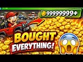 Hill Climb Racing 😱 | I Bought EVERYTHING 💰 | Unlimited Coins