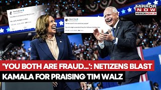 Netizens Blast Kamala Harris For Backing Tim Waltz After Withdrawing From Minnesota Governor Rerun
