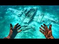 Scuba diving 4 sunken drug planes in the ocean explored for treasure