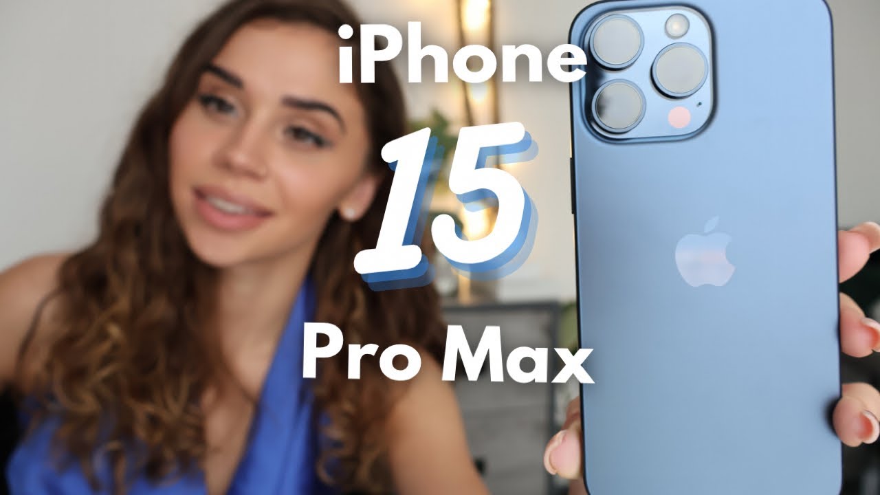 Unboxing the new iPhone 15 Pro Max in blue titanium 📱 @apple. It's my  first time switching to the larger form factor and I'm loving it so…