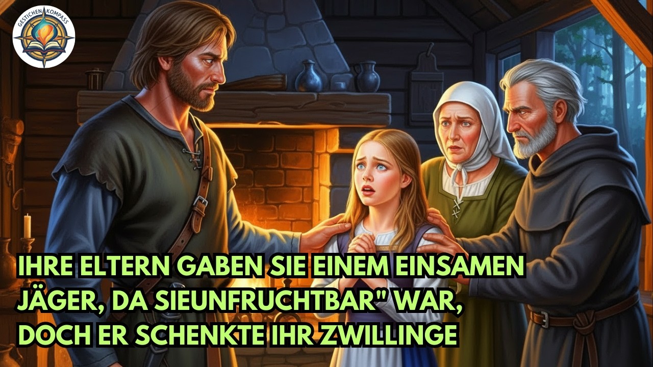 Ihre Eltern gaben sie einem einsamen Jäger, da sie „unfruchtbar“ war, doch er schenkte ihr Zwill