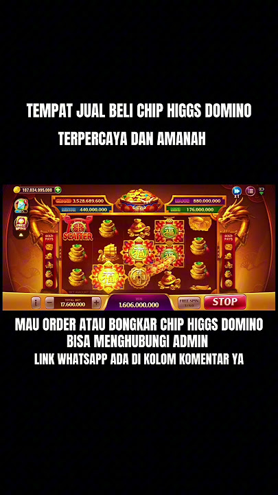 Tempat jual beli chip Higgs domino || Tempat bongkar chip higgs domino terpercaya