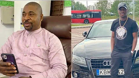 MC OLUOMO'S BIRTHDAY, REACTIONS AS MC OLUOMO'S SON PRESENTED HIM WITH A SUPRISE BIRTHDAY GIFT...