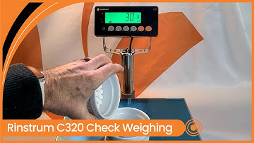 Rinstrum C320 Check Weighing (App Note: C300-706)