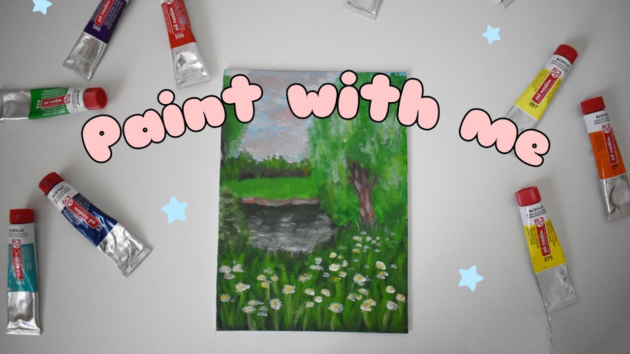 Paint With Me | 🌷 Cottagecore aesthetic