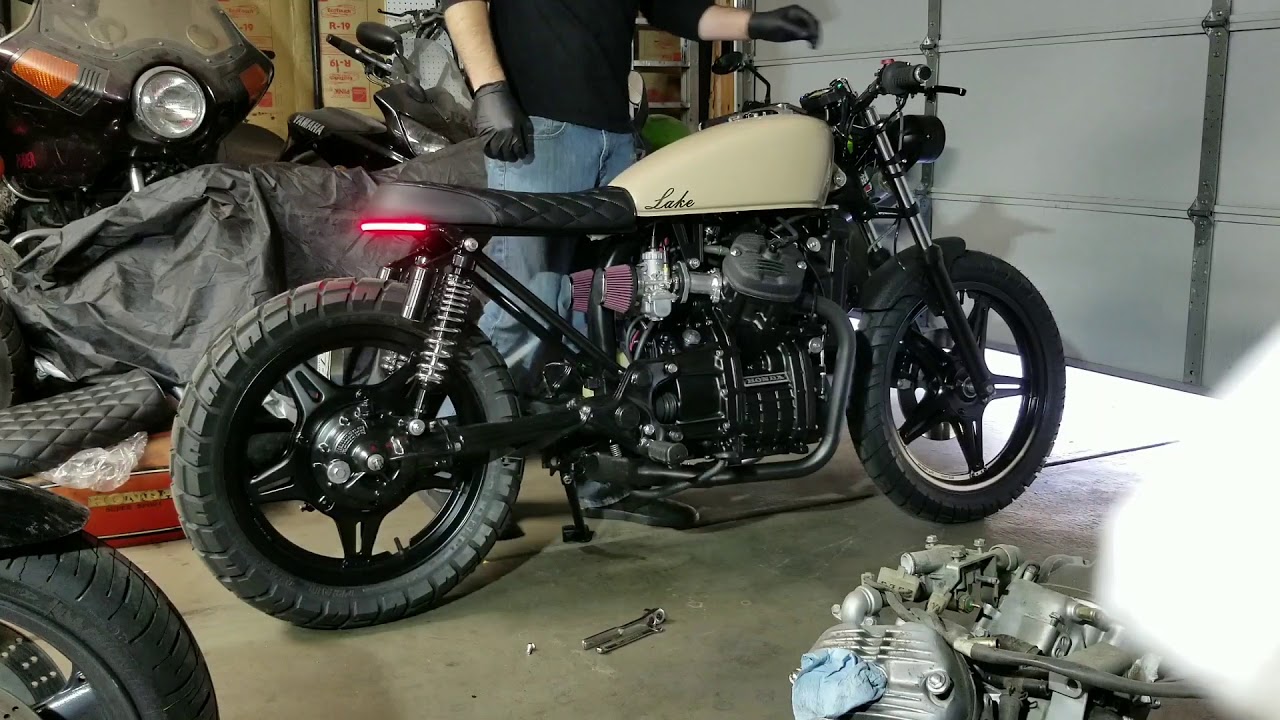 Cx500 2 Into 1 No Muffler Scrambler Build Youtube