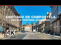 Conduciendo por Santiago de Compostela @ventanaatlantica Galicia 4k