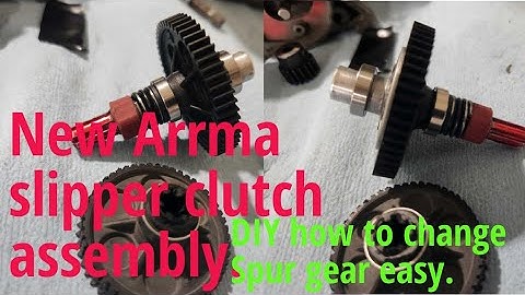 Arrma vendetta slipper clutch assembly. DYI How to change Spur gear.