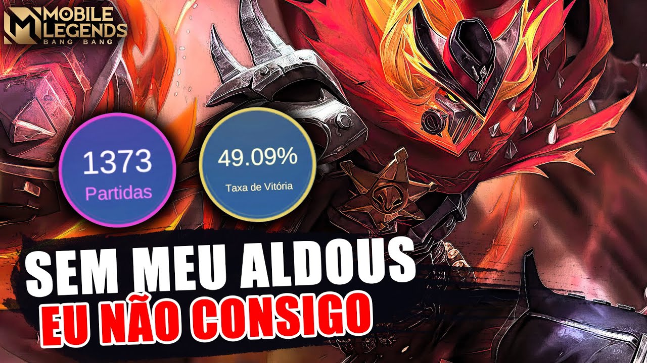 GLOBAL ALDOUS: CARREGANDO 1 VS 9 NO IMORTAL NOVO HIGH ELO DO MOBILE LEGENDS  