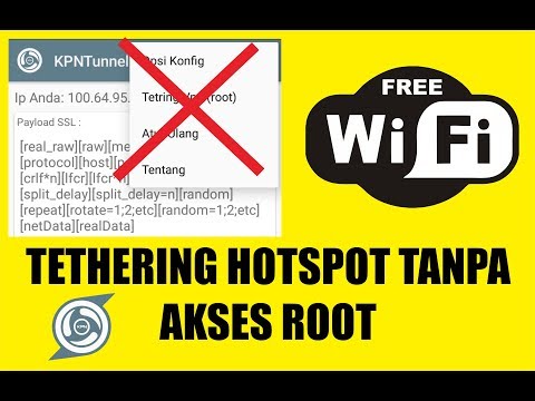 CARA TETHERING HOTSPOT DI KPN REV NO ROOT