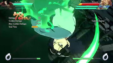 DBFZ | Android 17 Midscreen Cross-Up Overhead | [ T.Gohan + Goku SS ]