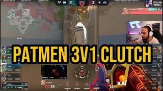 Patmen clutch 3v1 GEN vs GE - VCT Stage 1 Pacific