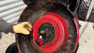 Removing a Broken Crank Bolt on a Push Mower