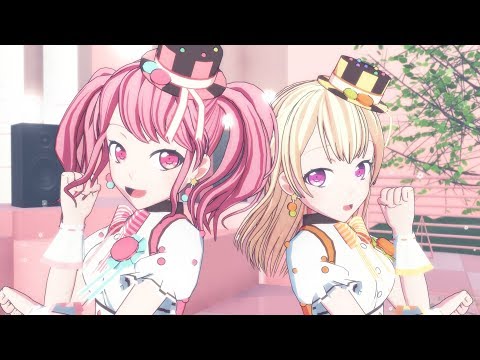 MMDバンドリ ハッピーシンセサイザ Vo 前島亜美 上坂すみれ Happy Synthesizer By 丸山彩 白鷺千聖 パスパレ 1440p