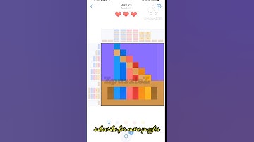 23 May 2025 | Daily Nonograms Color Puzzle (Medium) | Color Logic Puzzle Solve – #ZpuzzleZ