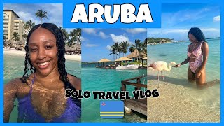 Aruba Travel Vlog - Solo Travel - Flamingos and Boat Ride!