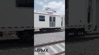 CRRC TE-25 estrenando sus viniles de Ajolote preparándose para el mundial #trenes